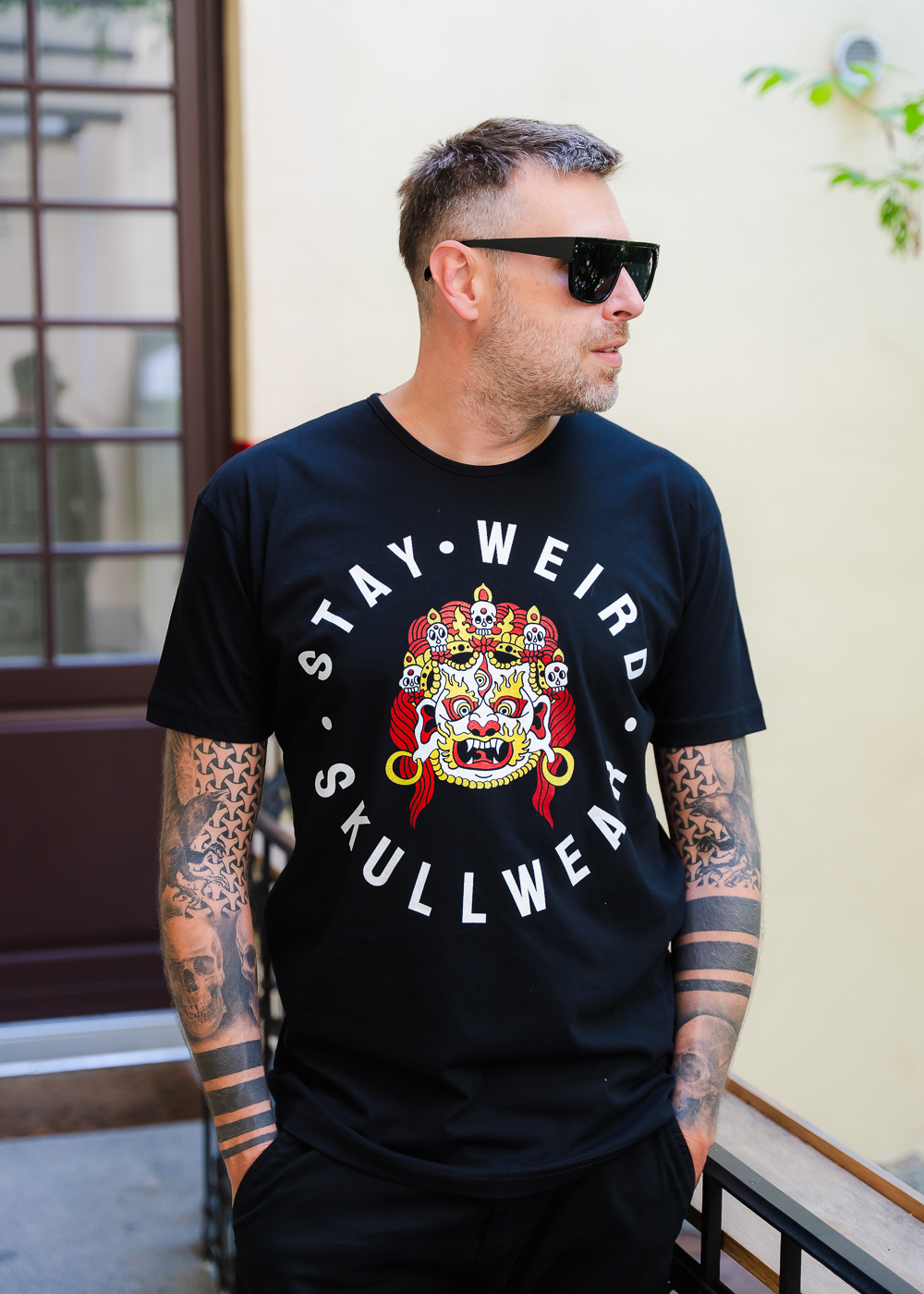 Esti Old School ? Tricou Old School este atunci de nelipsit din garderoba ta, confectionat 90% manual, din bumbac 100%, by SkullWear.